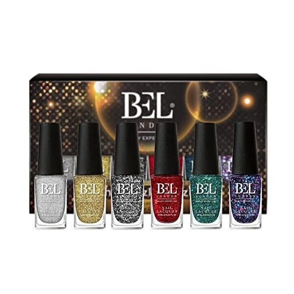Fotoja e BEL London Razzle Dazzle Nail Set - 6 Pack Nail Polish Set