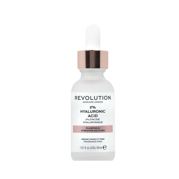 Fotoja e Revolution Skincare Plumping & Hydrating Solution - 2% Hyaluronic Acid
