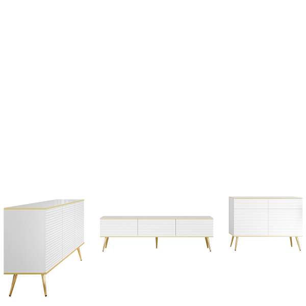 Fotoja e Set mobilie ORO MDF 2, bardhë