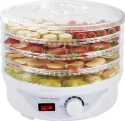 Fotoja e [OUTLET] Tharëse frutash Esperanza Delicatesse EKD003, 250W, 24x24cm, e bardhë