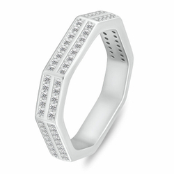 Fotoja e Unazë për femra Brilio Silver RI132W, 54mm, e argjendtë
