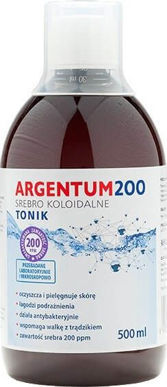 Fotoja e Tonik për fytyrë Aura Herbals Argentum 200 Colloidal Silver, 500ml