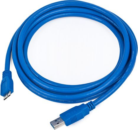 Fotoja e Kabllo Gembird USB-A në micro-B, 3m, e kaltër