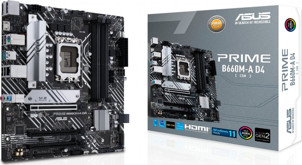 Fotoja e Pllakë amë Asus Prime B660M-A D4-CSM