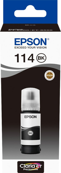 Fotoja e Ngjyrë printeri Epson 114 EcoTank, 70ml, e zezë
