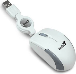 Fotoja e Maus Genius MicroTraveler, i bardhë