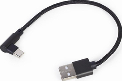 Fotoja e Kabllo Gembird USB-A në USB-C, 0.2m, e zezë