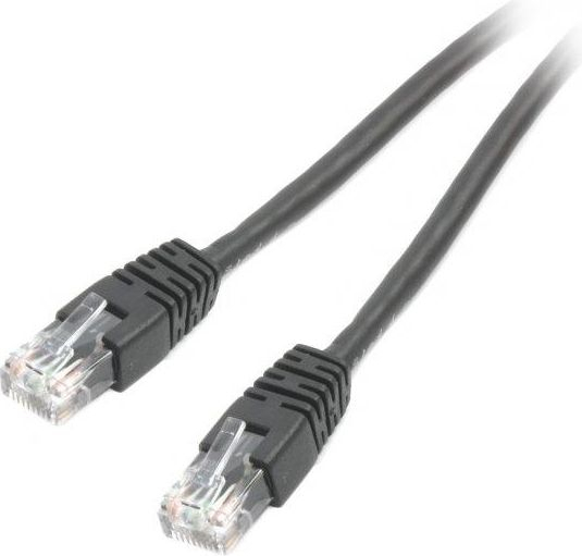 Fotoja e Kabllo rrjeti Gembird, RJ-45/RJ-45, Cat. 6, U/UTP, 0.25m, e zezë