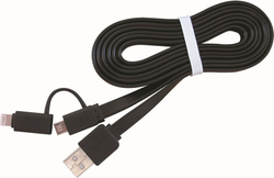 Fotoja e Kabllo Gembird USB-A - Lightning, 1m, e zezë
