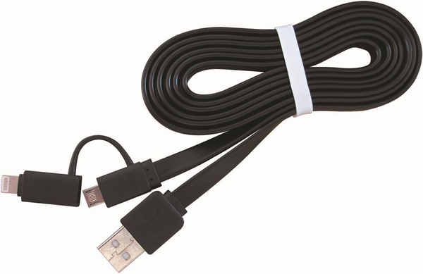 Fotoja e Kabllo Gembird USB-A - Lightning, 1m, e zezë