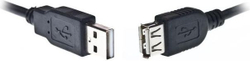 Fotoja e Kabllo Gembird USB-A - USB-A, 3m, e zezë