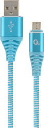 Fotoja e Kabllo Gembird USB-A - microUSB 1 m, e kaltër