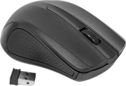 Fotoja e Maus Platinet OM0419B, 1000 DPI, 2.4 GHz, 6-10m, i zi