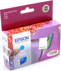 Fotoja e Ngjyrë për printer Epson Ink T0802, cian