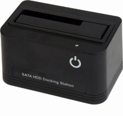Fotoja e Stacion docking Gembird 2,5"/3,5" SATA, i zi