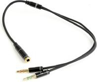 Fotoja e Kabllo Gembird Jack, 3.5mm - 2x Jack, 3.5mm, 0.2 metra, e zezë