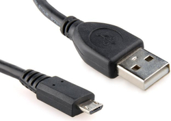 Fotoja e Kabllo Gembird, USB Type A - microUSB Type B, 0.5 m, e zezë