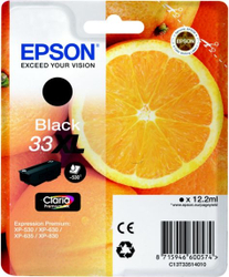 Fotoja e Ngjyrë Epson T33XL C13T33514012, 12.2 ml, e zezë