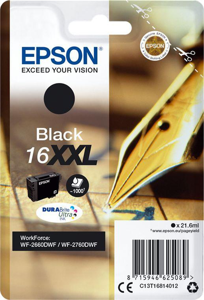 Fotoja e Ngjyrë për printer Epson 16XXL, e zezë