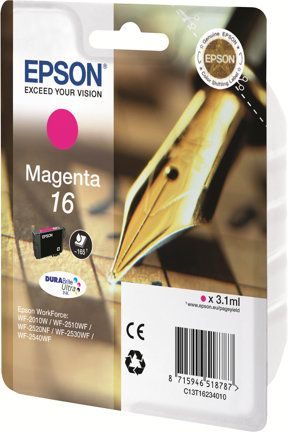 Fotoja e Ngjyrë për printer Epson Ink 16 Kapacitet Standard, magenta