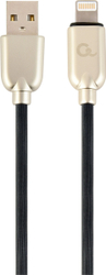 Fotoja e Kabllo Gembird (CC-USB2R-AMLM-1M), USB-A - Lightning, 1m, e zezë