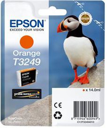 Fotoja e Ngjyrë për printer Epson T3249, e portokalltë