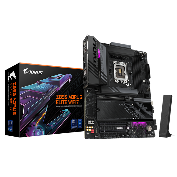 Fotoja e Pllakë amë GigaByte MB Z890 A ELITE WIFI7, Intel Core Ultra, Wi-Fi 7