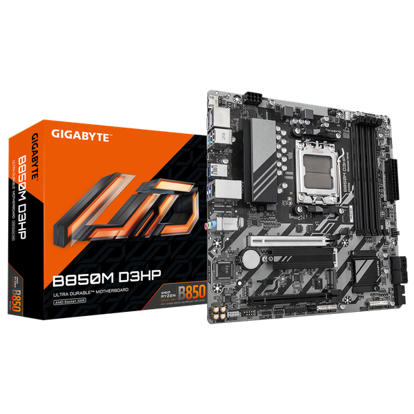 Fotoja e Pllakë amë GigaByte MB AMD Socket AM5, Ryzen 9000, e zezë