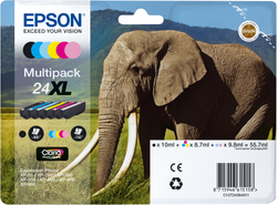 Fotoja e Ngjyrë Epson Multipack 24XL Claria Photo HD (C13T24384011), 6 ngjyra