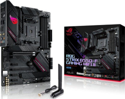 Fotoja e Plakë amë Asus ROG STRIX B550-F GAMING WIFI II, PCIe 4.0, WiFi 6E, 2.5Gb Ethernet, e zezë