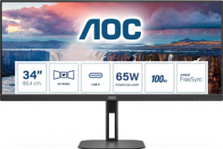 Fotoja e Monitor AOC U34V5C/BK, 34"(86.83cm), 3440x1440 (UWQHD), i zi