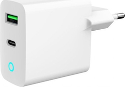Fotoja e Prizë Gembird Quick-Charge me USB dhe USB-C, 20W, e bardhë