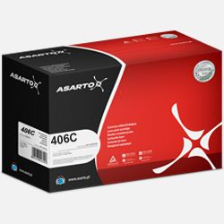 Fotoja e Toner për printer Asarto CLT-C406S, i kaltër
