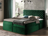 Fotoja e Shtrat kontinental CHESTERFIELD 160x200 + dyshek, gjelbër, Picture 2