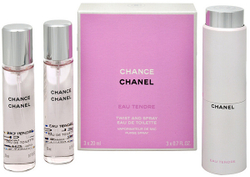Fotoja e Set Chanel Chance Eau Tendre - Eau de Toilette (3 x 20 ml)