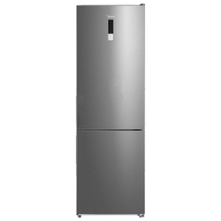 Fotoja e Frigorifer i kombinuar Midea MDRB424FGE02OE, 310 L, i hirtë inox