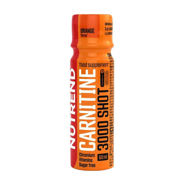 Fotoja e Carnitine 3000 Shot 60ml Portokall