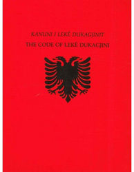 Fotoja e Kanuni I Leke Dukagjinit English Albanian - Shtjefen Gjecovi