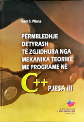 Fotoja e Permbledhej Detyrash  te Zgjidhura Nga Mekanika Teorike Me Prog - Gani Pllana