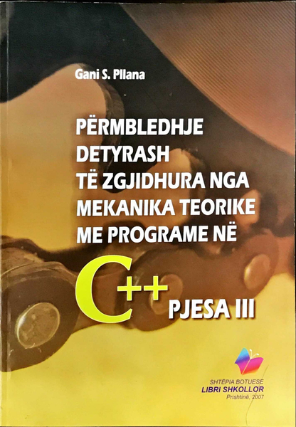 Fotoja e Permbledhej Detyrash  te Zgjidhura Nga Mekanika Teorike Me Prog - Gani Pllana