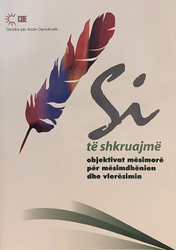 Fotoja e Si Te Shkruajme Objektivat Mesimore - Bardhyl Musai