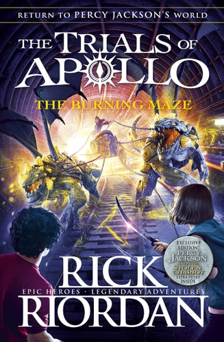 Fotoja e The Burning Maze The Trials Of Apollo Book 3 - Rick Riordan