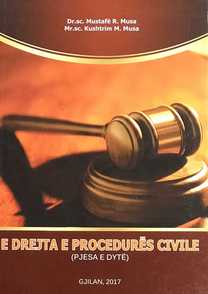 Fotoja e E Drejta E Procedures Civile Pjesa E Dyte - Mustafe Musa