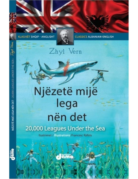 Fotoja e Njezete Mije Lega Nen Det Shqip Anglisht - Jules Verne