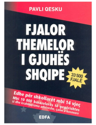 Fotoja e Fjalor Themelor I Gjuhes Shqipe Kopertine E Bute - Pavli Qesku