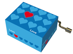 Fotoja e Art And Music Rectangles Hearts Melody Happy Birthday - Fridolin