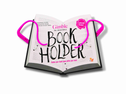 Fotoja e Gimble Adjustable Book Holder Pink