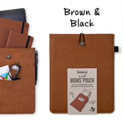 Fotoja e Bookaroo Books And Stuff Pouch Brown - If Cardboard Creations Ltd