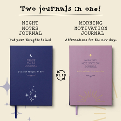 Fotoja e Journals For Life Night Notes / Morning Motivation Journal - If Cardboard Creations Ltd