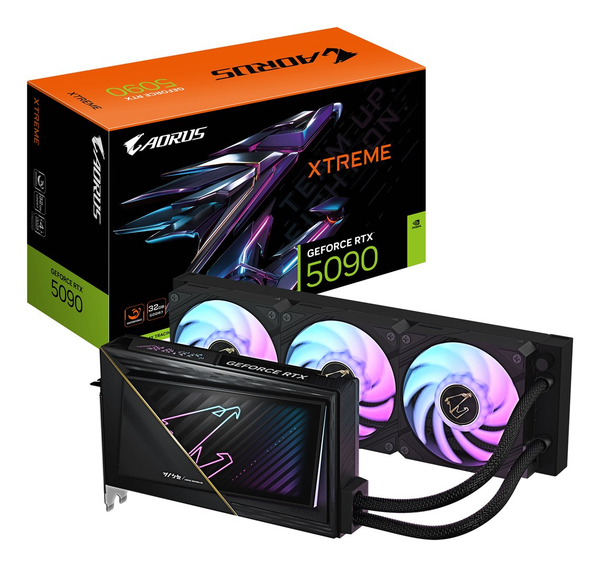 Fotoja e Kartelë grafike GIGABYTE AORUS GeForce RTX 5090 XTREME WATERFORCE 32GB GDDR7